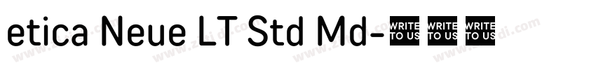 etica Neue LT Std Md字体转换